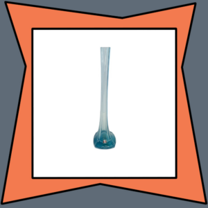 Vintage Blue Bud Vase by Studio Lasi, Finland (1977)
