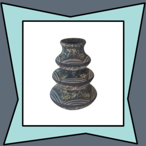 Handmade Purple Vase (Ghana)