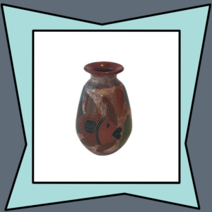 Terra Cotta Fish Vase