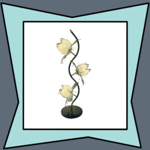 Vintage Lotus Lamp Anthony California (1980s)