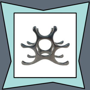 Eichholtz-Style Aluminum Wine Rack