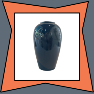 Vintage Haeger 4304 Navy Blue Vase (1985)
