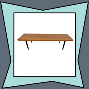 Vintage Johannes Aasbjerg Teak "Long Board" Coffee Table or Bench