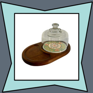 Saltera Serving Plate with Glass Dome (1982)