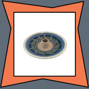 Ikebana Ware Ceramic Shallow Bowl