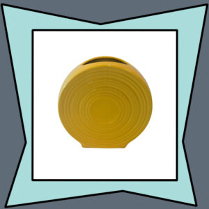 Yellow Circular Vase