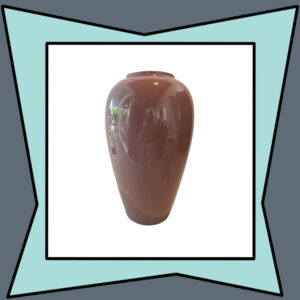 Vintage Haeger #4300 Large Mauve Vase