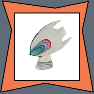 Luigi Onesto Itallian Art Glass Fish Sculpture