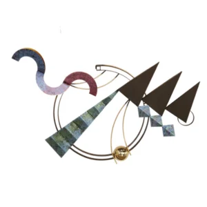 Metal Curtis Jere Memphis  Abstract Wall Sculpture