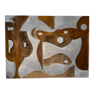 Stanley Krupa Acrylic on Canvas titled "Geometric Figures" (2006)