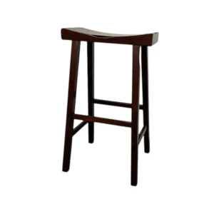 Pottery Barn Dark Wood Barstools (Set of 3)