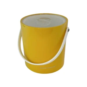 Vintage Morgan Designs Yellow Bucket Brigade Ice Bucket