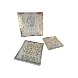 Georges Briard Square Decorative Plates (Set of 3)