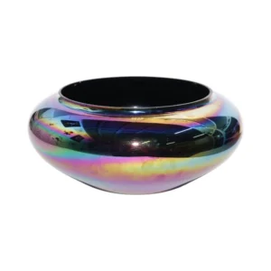Vintage American Hand Blown Iridescent Glass Bowl/Vase
