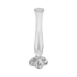 Clear Glass Bud Vase (6")