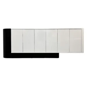 Black and White Post Modern Credenza