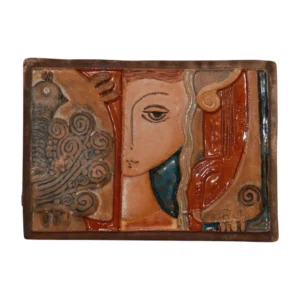 Vintage Ruth Faktorowicz Glazed Ceramic Tile