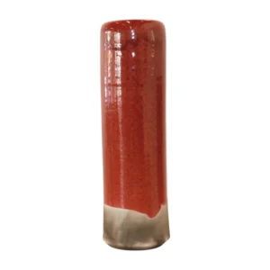 Vintage Evan's Raku Pottery Tall  Vase