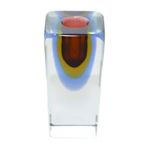 Blown Glass Candle Holder